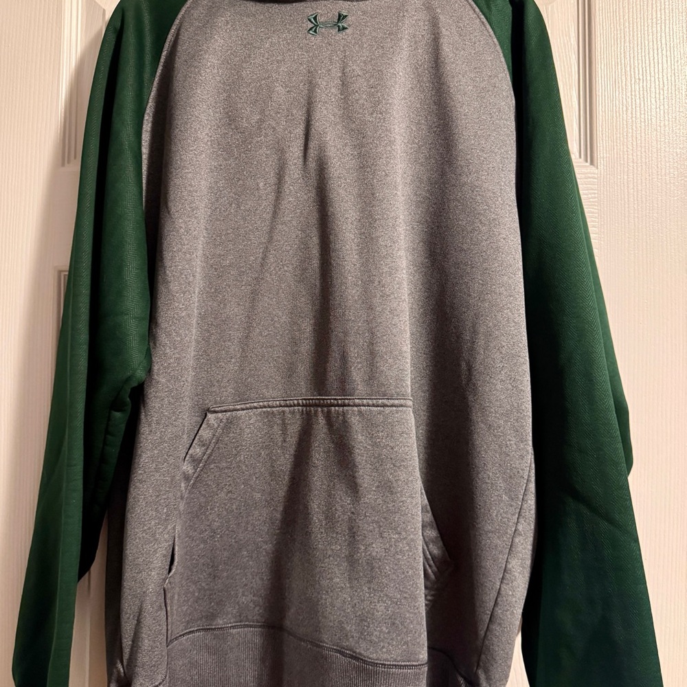Under Armour Green and Gray Sweatshirt